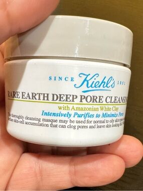 Kiehl's Rare Earth Deep Pore Cleansing Masque — 0.95 oz/28 ml sealed